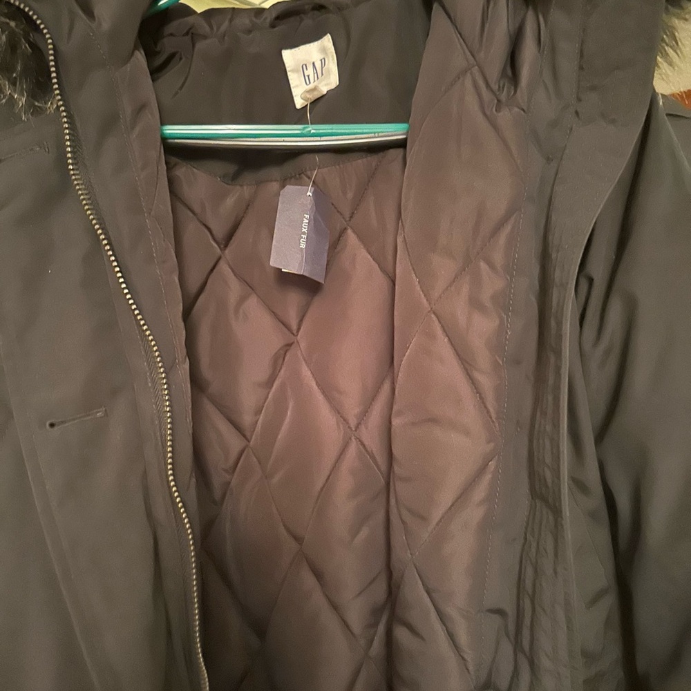 GAP Black Quilted Blazer